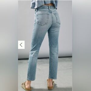 AG Isabelle High Rise Straight Jeans